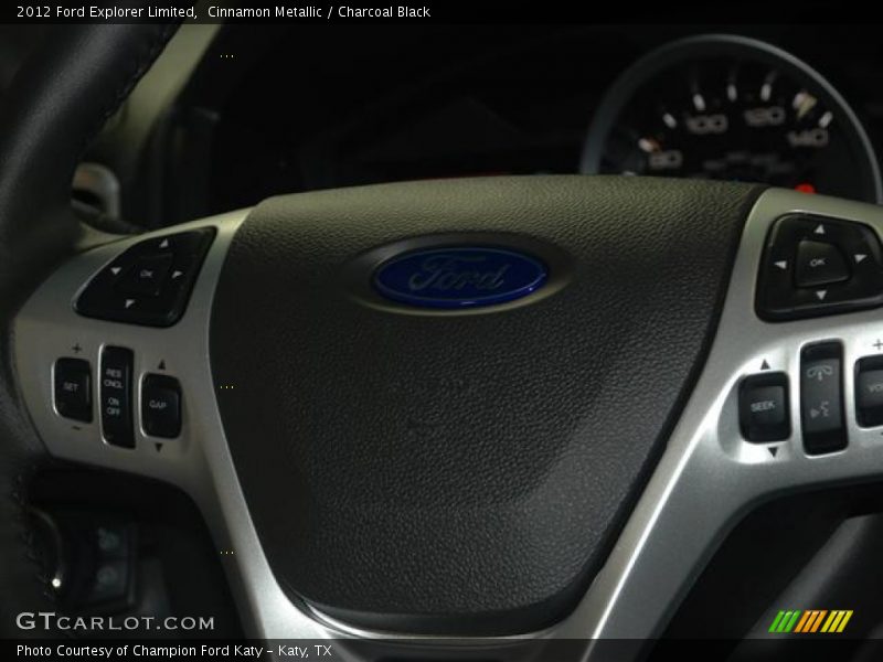 Cinnamon Metallic / Charcoal Black 2012 Ford Explorer Limited