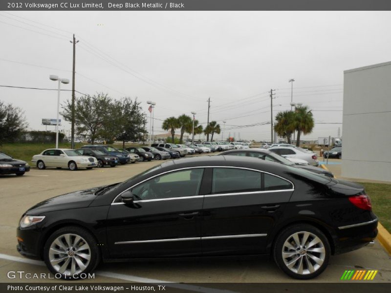 Deep Black Metallic / Black 2012 Volkswagen CC Lux Limited