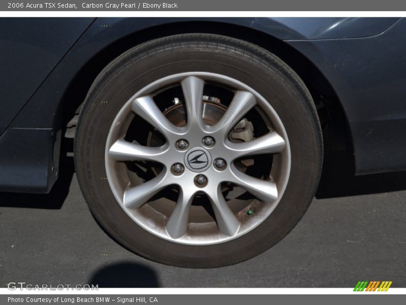 Carbon Gray Pearl / Ebony Black 2006 Acura TSX Sedan