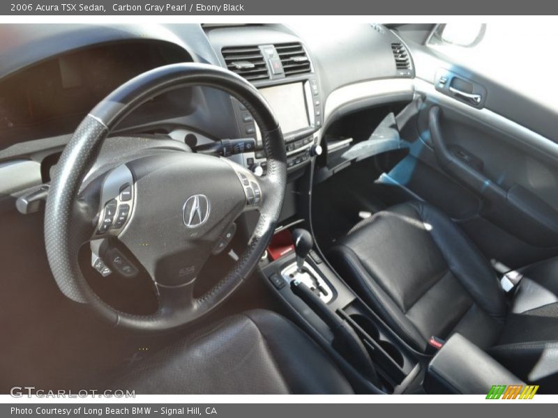 Carbon Gray Pearl / Ebony Black 2006 Acura TSX Sedan
