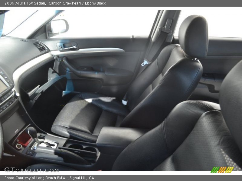 Carbon Gray Pearl / Ebony Black 2006 Acura TSX Sedan