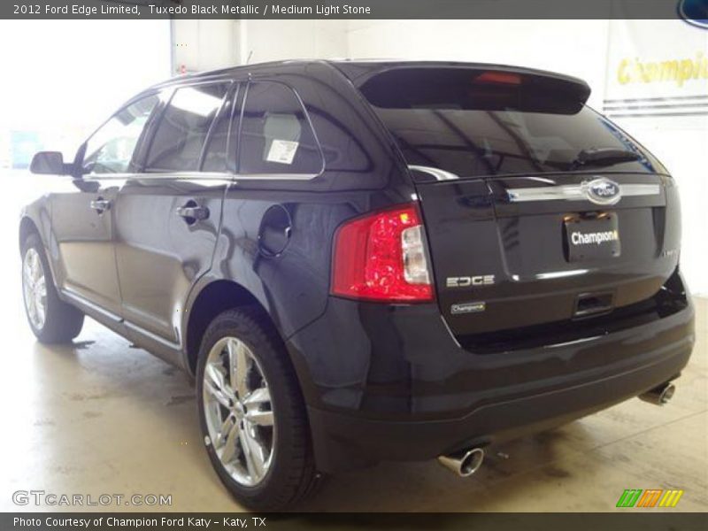 Tuxedo Black Metallic / Medium Light Stone 2012 Ford Edge Limited