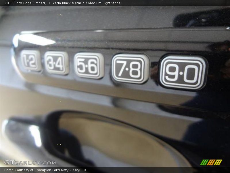 Tuxedo Black Metallic / Medium Light Stone 2012 Ford Edge Limited