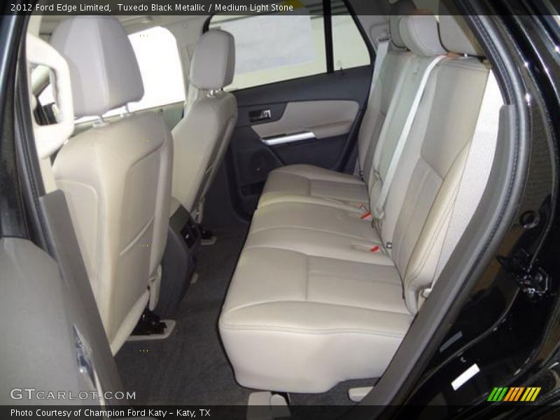 Tuxedo Black Metallic / Medium Light Stone 2012 Ford Edge Limited