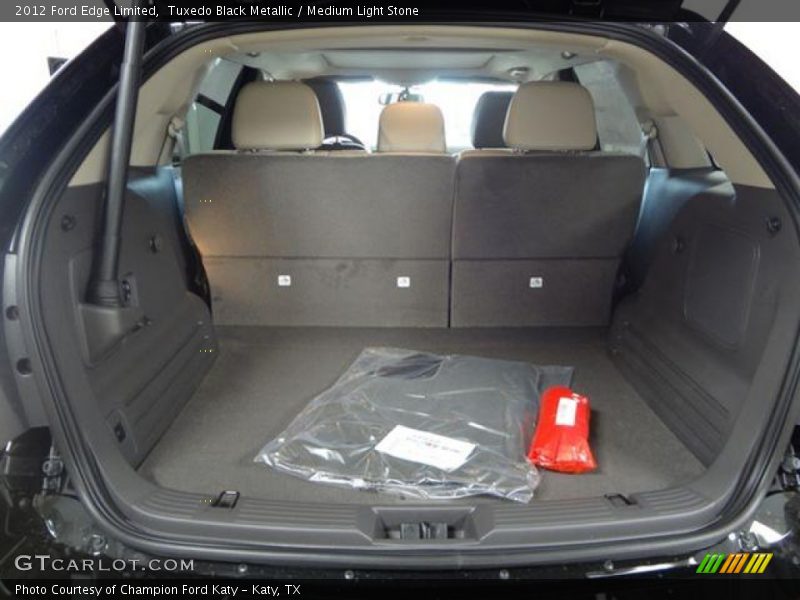 Tuxedo Black Metallic / Medium Light Stone 2012 Ford Edge Limited