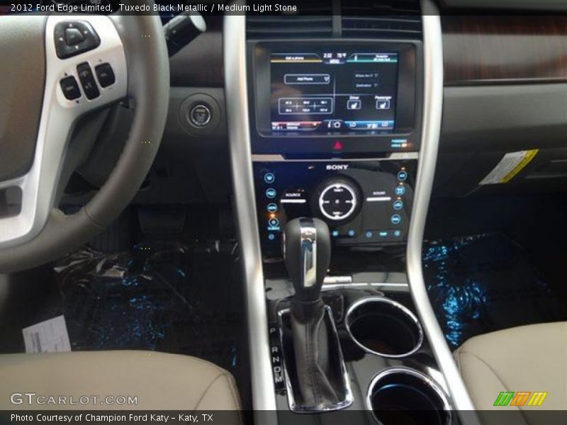 Tuxedo Black Metallic / Medium Light Stone 2012 Ford Edge Limited