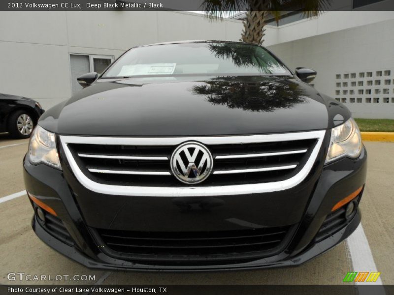Deep Black Metallic / Black 2012 Volkswagen CC Lux