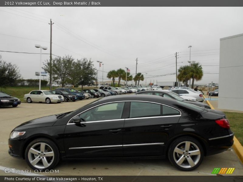 Deep Black Metallic / Black 2012 Volkswagen CC Lux