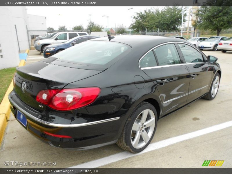 Deep Black Metallic / Black 2012 Volkswagen CC Lux