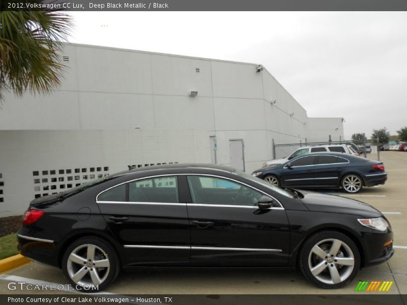 Deep Black Metallic / Black 2012 Volkswagen CC Lux