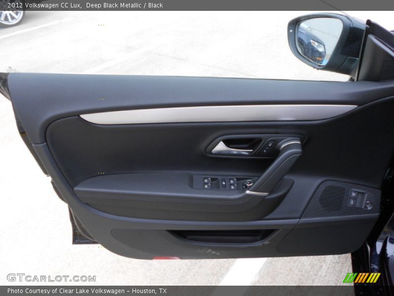 Deep Black Metallic / Black 2012 Volkswagen CC Lux