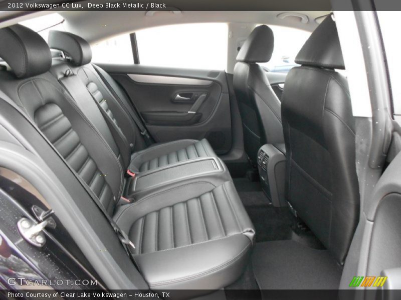 Deep Black Metallic / Black 2012 Volkswagen CC Lux