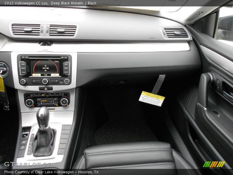 Deep Black Metallic / Black 2012 Volkswagen CC Lux
