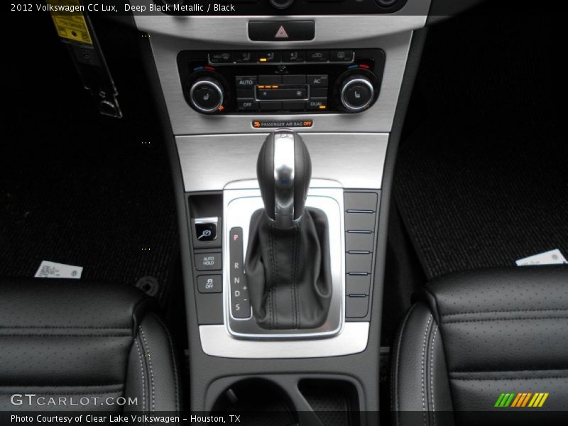 Deep Black Metallic / Black 2012 Volkswagen CC Lux