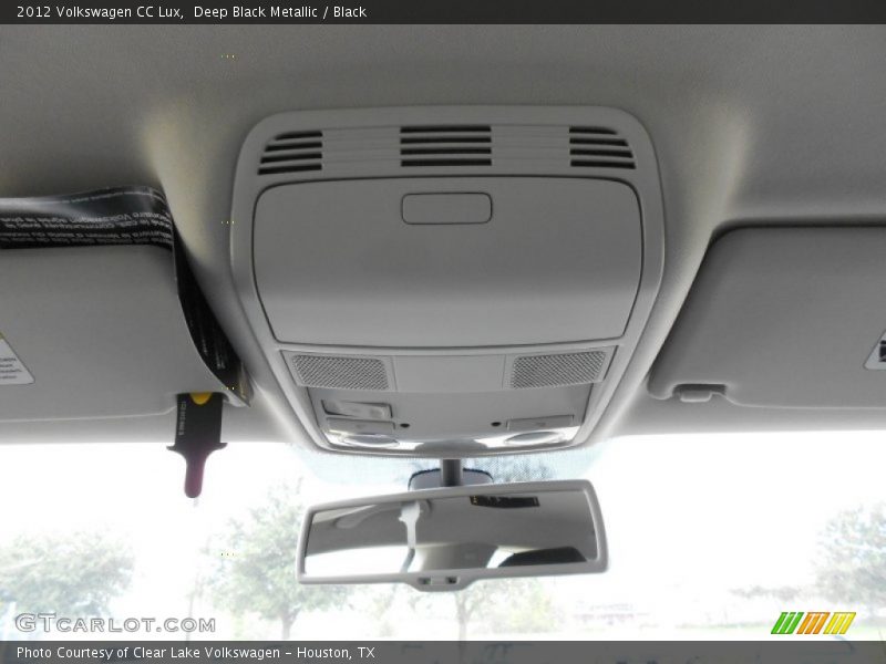 Deep Black Metallic / Black 2012 Volkswagen CC Lux