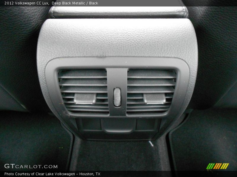 Deep Black Metallic / Black 2012 Volkswagen CC Lux