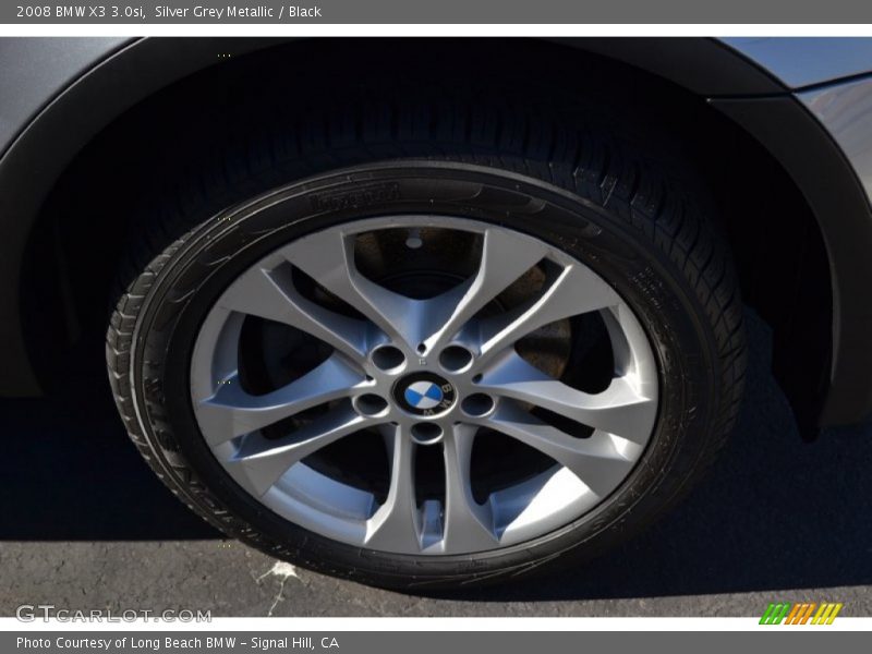 Silver Grey Metallic / Black 2008 BMW X3 3.0si