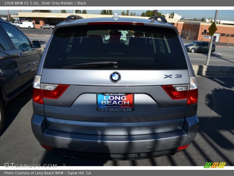 Silver Grey Metallic / Black 2008 BMW X3 3.0si