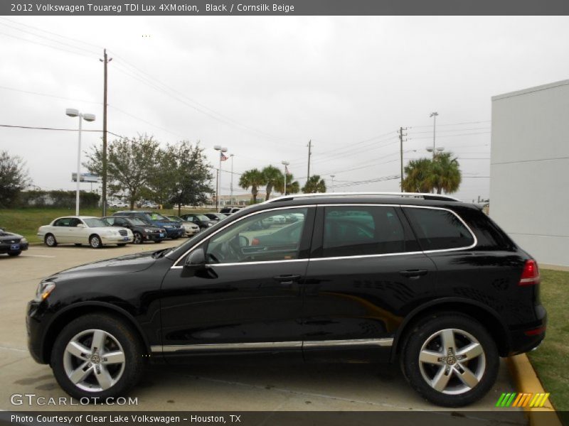 Black / Cornsilk Beige 2012 Volkswagen Touareg TDI Lux 4XMotion