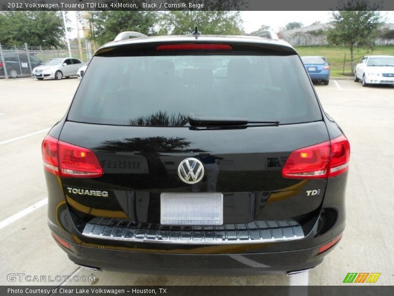 Black / Cornsilk Beige 2012 Volkswagen Touareg TDI Lux 4XMotion