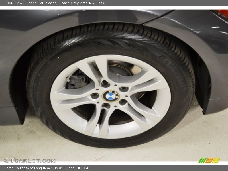 Space Grey Metallic / Black 2008 BMW 3 Series 328i Sedan