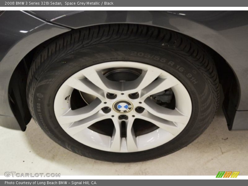 Space Grey Metallic / Black 2008 BMW 3 Series 328i Sedan