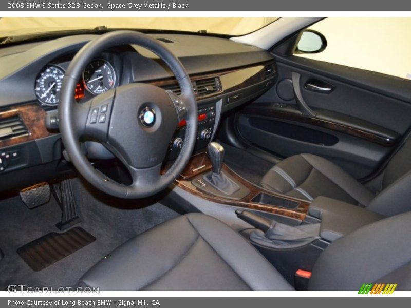 Space Grey Metallic / Black 2008 BMW 3 Series 328i Sedan