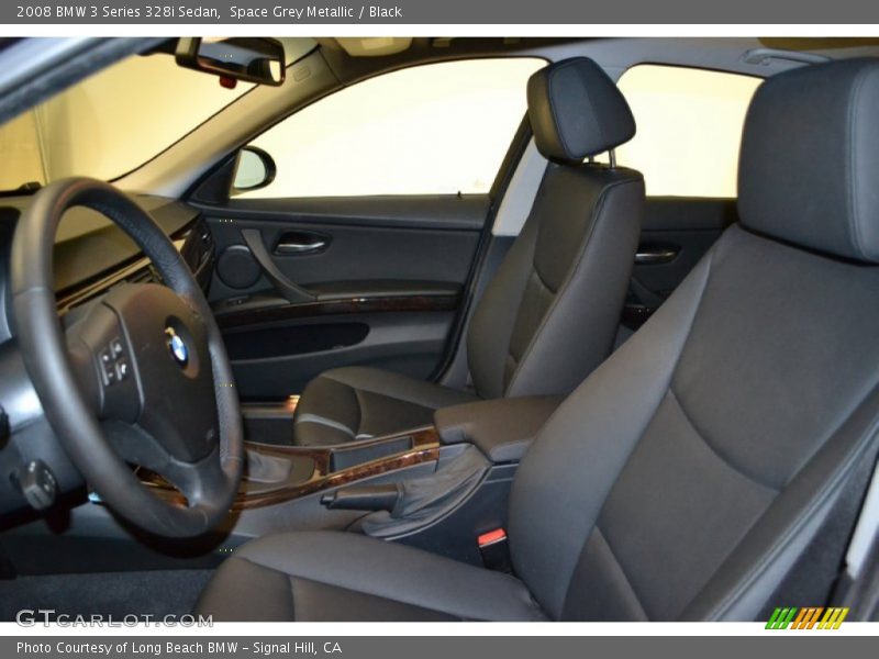 Space Grey Metallic / Black 2008 BMW 3 Series 328i Sedan