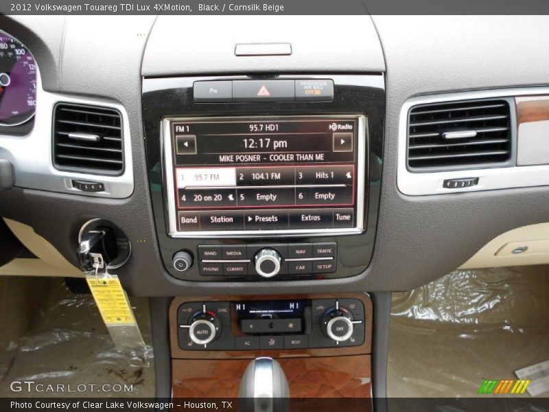 Black / Cornsilk Beige 2012 Volkswagen Touareg TDI Lux 4XMotion