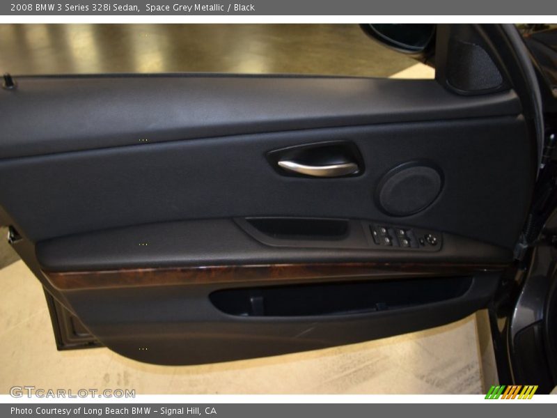 Space Grey Metallic / Black 2008 BMW 3 Series 328i Sedan