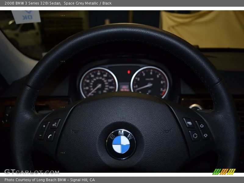 Space Grey Metallic / Black 2008 BMW 3 Series 328i Sedan