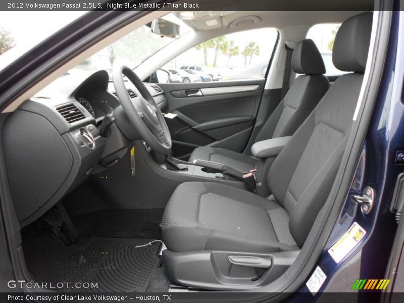  2012 Passat 2.5L S Titan Black Interior