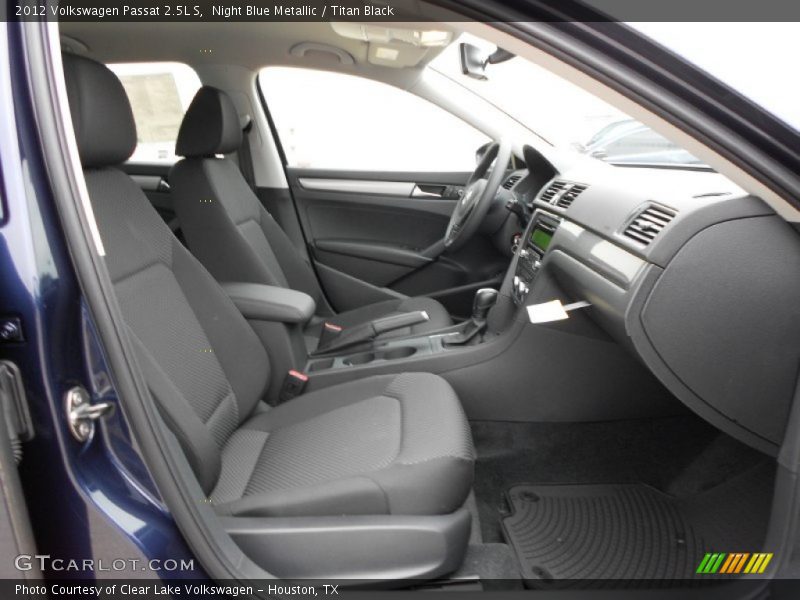  2012 Passat 2.5L S Titan Black Interior