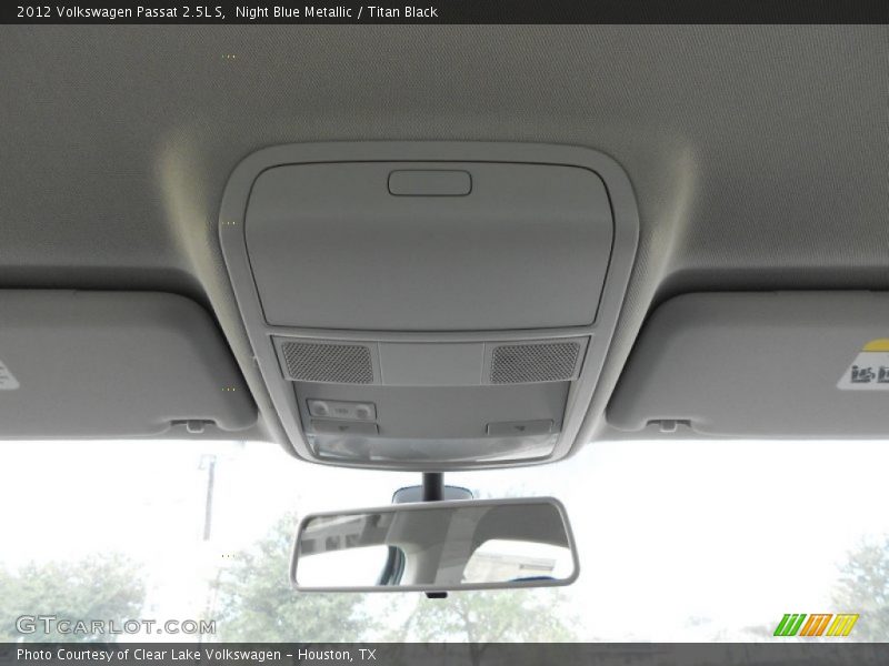 Night Blue Metallic / Titan Black 2012 Volkswagen Passat 2.5L S