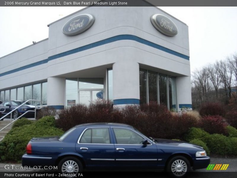 Dark Blue Pearl / Medium Light Stone 2006 Mercury Grand Marquis LS