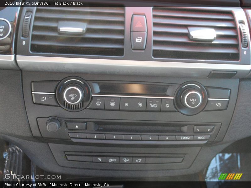 Jet Black / Black 2010 BMW X5 xDrive30i