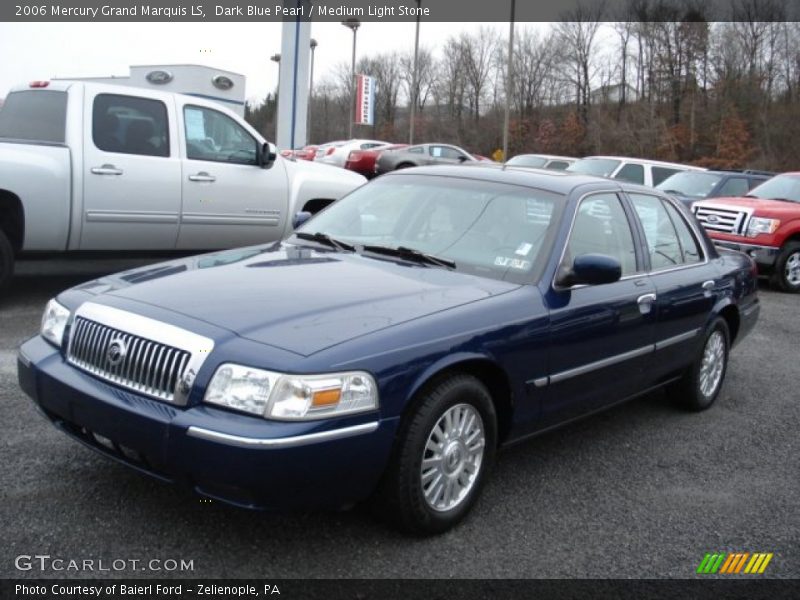 Dark Blue Pearl / Medium Light Stone 2006 Mercury Grand Marquis LS