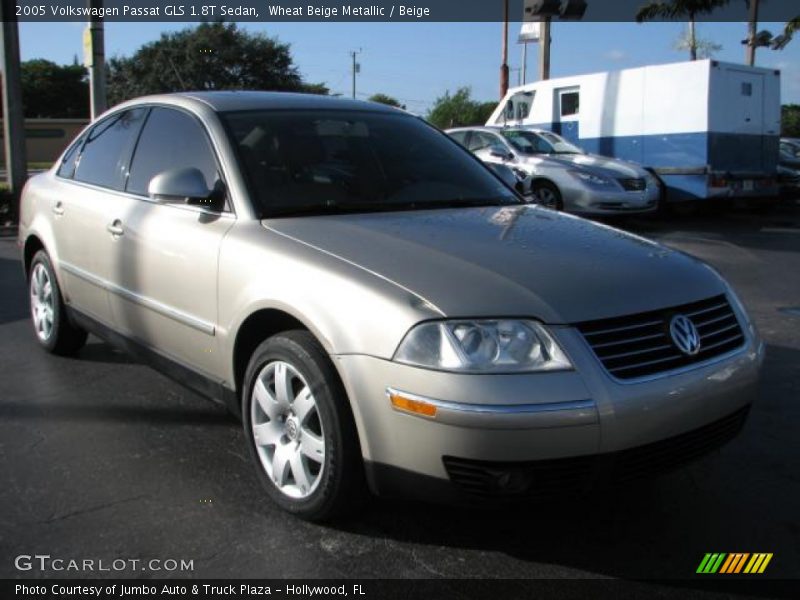 Wheat Beige Metallic / Beige 2005 Volkswagen Passat GLS 1.8T Sedan