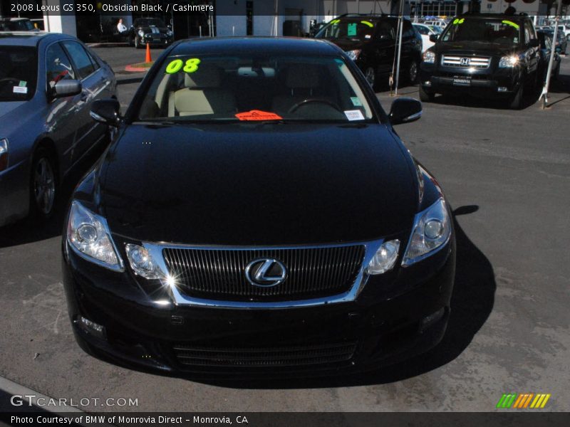 Obsidian Black / Cashmere 2008 Lexus GS 350