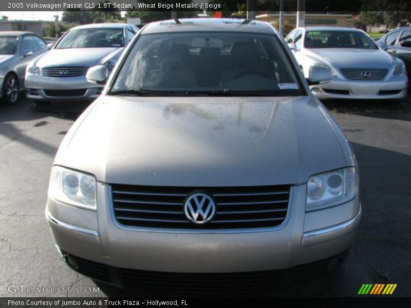 Wheat Beige Metallic / Beige 2005 Volkswagen Passat GLS 1.8T Sedan