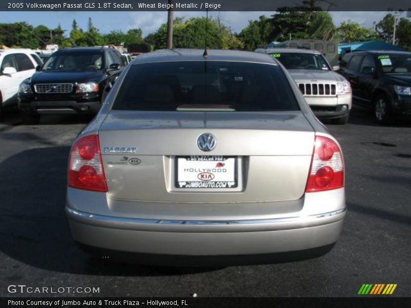Wheat Beige Metallic / Beige 2005 Volkswagen Passat GLS 1.8T Sedan