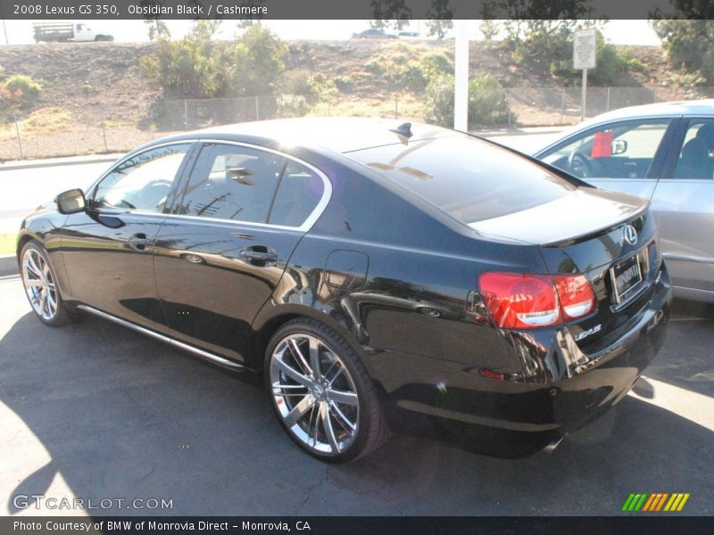 Obsidian Black / Cashmere 2008 Lexus GS 350