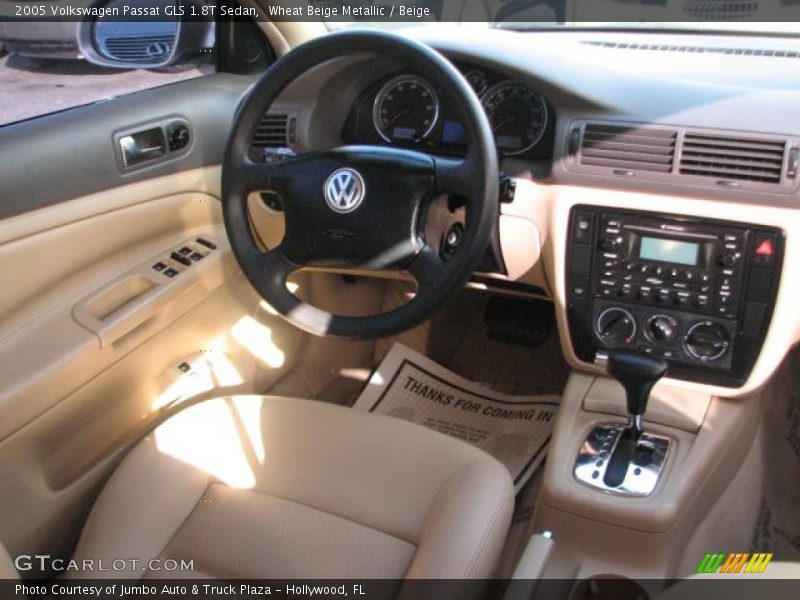 Wheat Beige Metallic / Beige 2005 Volkswagen Passat GLS 1.8T Sedan
