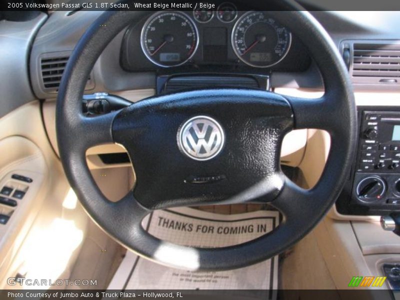 Wheat Beige Metallic / Beige 2005 Volkswagen Passat GLS 1.8T Sedan
