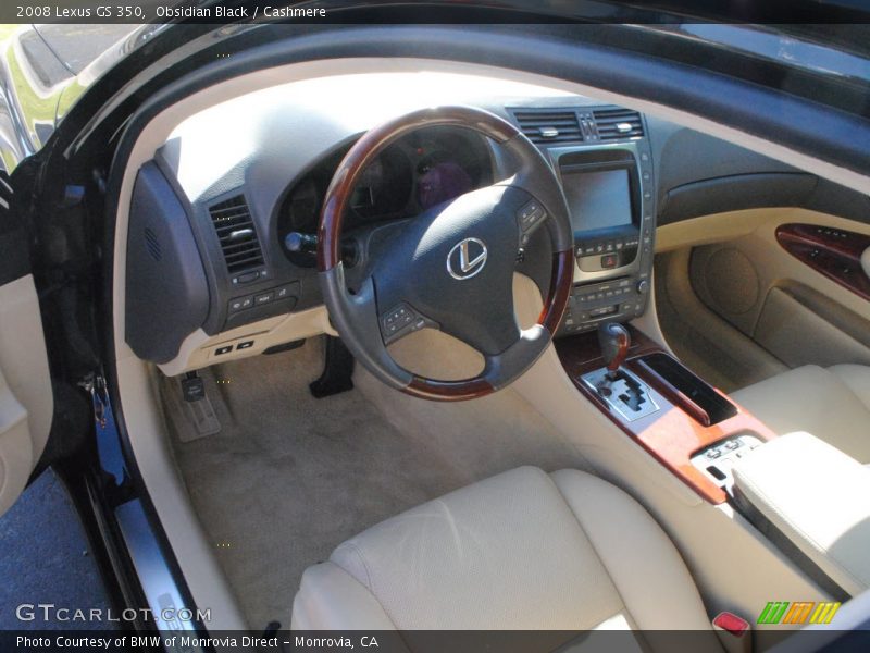 Obsidian Black / Cashmere 2008 Lexus GS 350