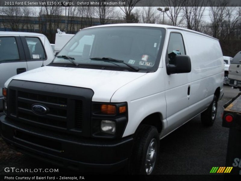 Oxford White / Medium Flint 2011 Ford E Series Van E150 XL Cargo