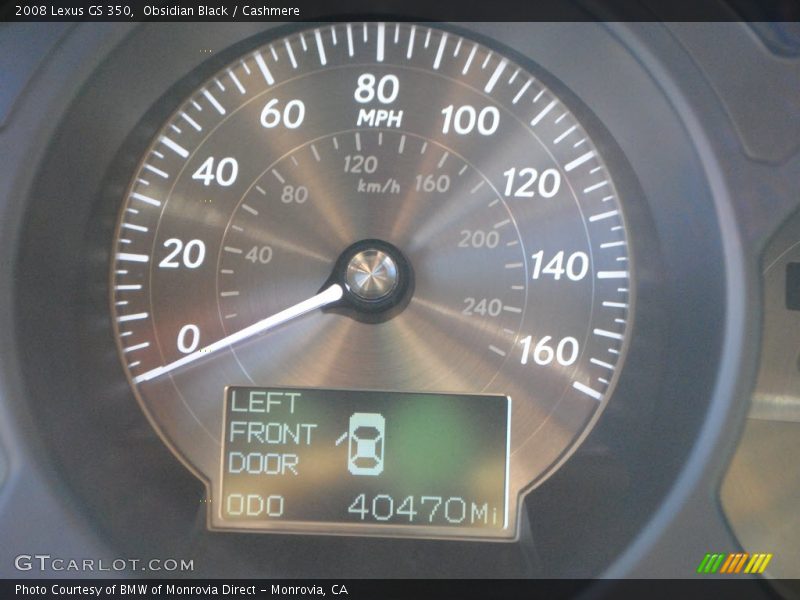 Obsidian Black / Cashmere 2008 Lexus GS 350