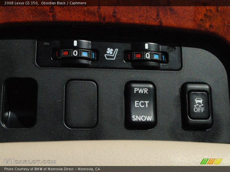 Obsidian Black / Cashmere 2008 Lexus GS 350
