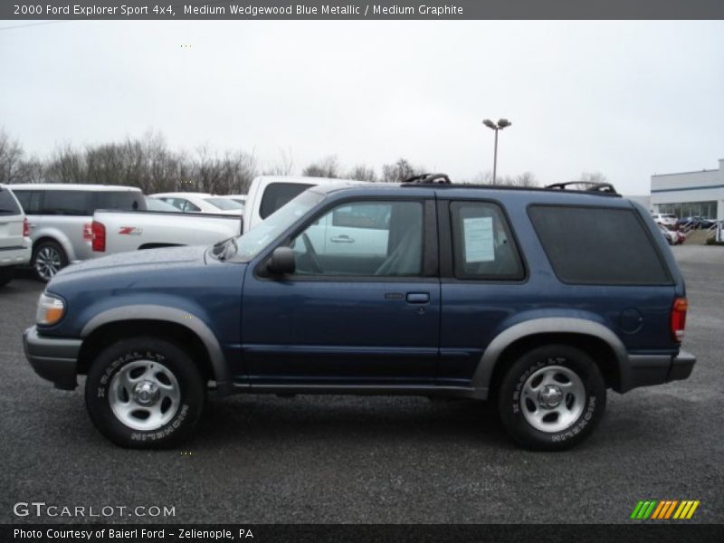 Medium Wedgewood Blue Metallic / Medium Graphite 2000 Ford Explorer Sport 4x4