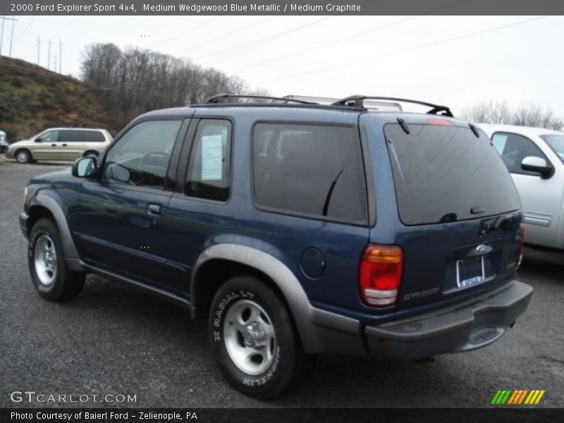 Medium Wedgewood Blue Metallic / Medium Graphite 2000 Ford Explorer Sport 4x4
